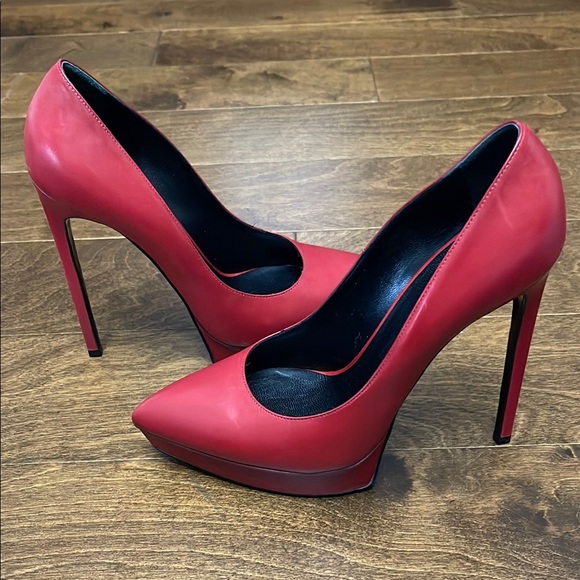 Saint Laurent Janis Red Pumps - Picture 3 of 14
